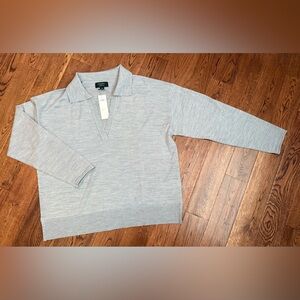 Banana Republic Merino Wool Johnny Collar Sweater